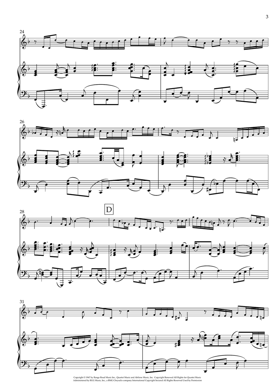 What A Wonderful World What A Wonderful World Violin Solo scores gallery preview page 3