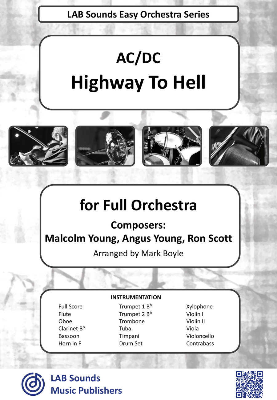Highway To Hell Full Orchestra scores gallery preview page 1