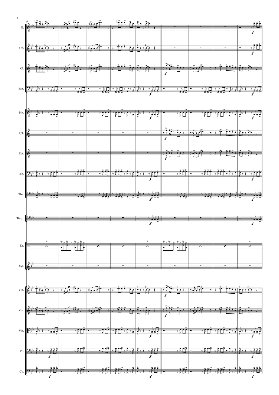 Highway To Hell Full Orchestra scores gallery preview page 3