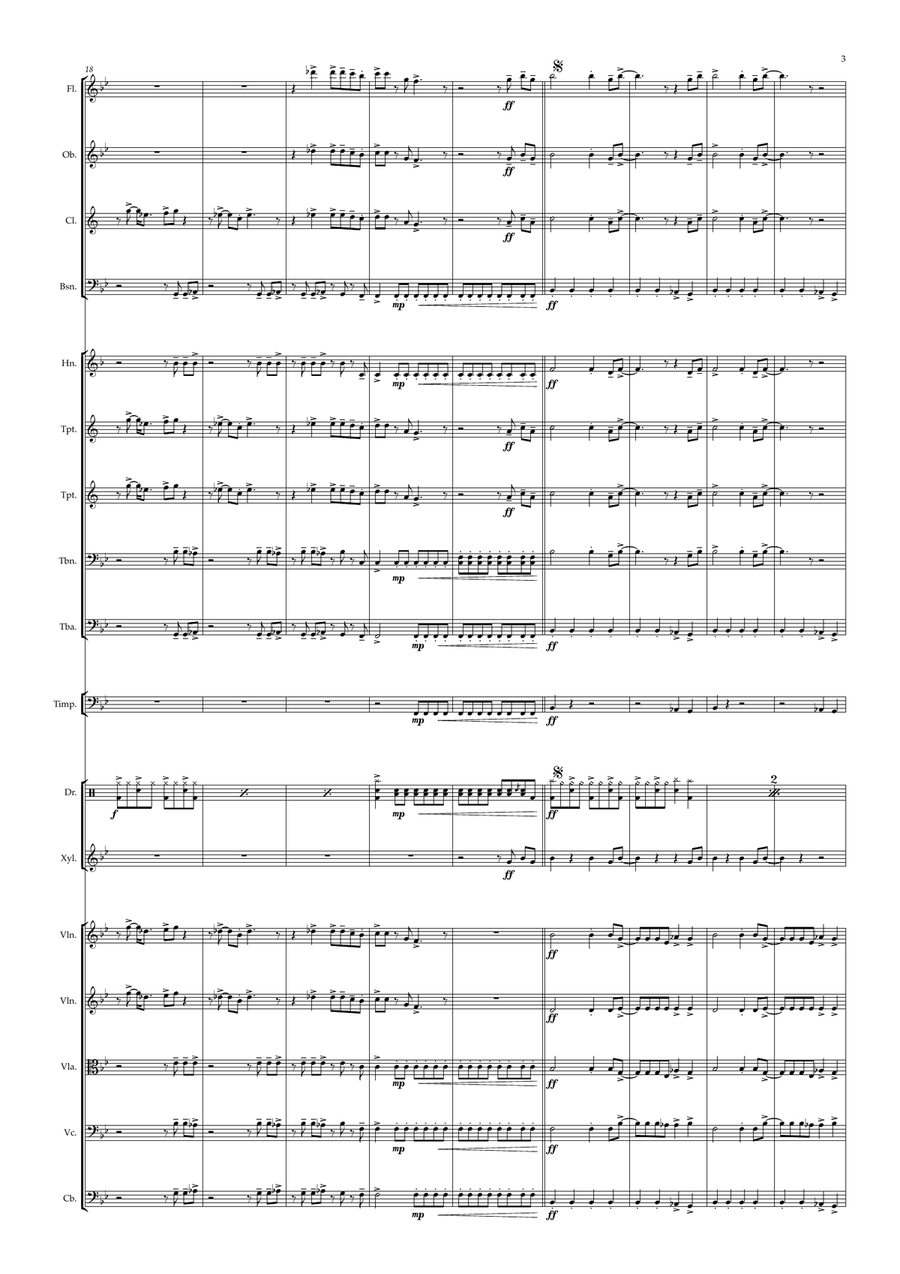 Highway To Hell Full Orchestra scores gallery preview page 4