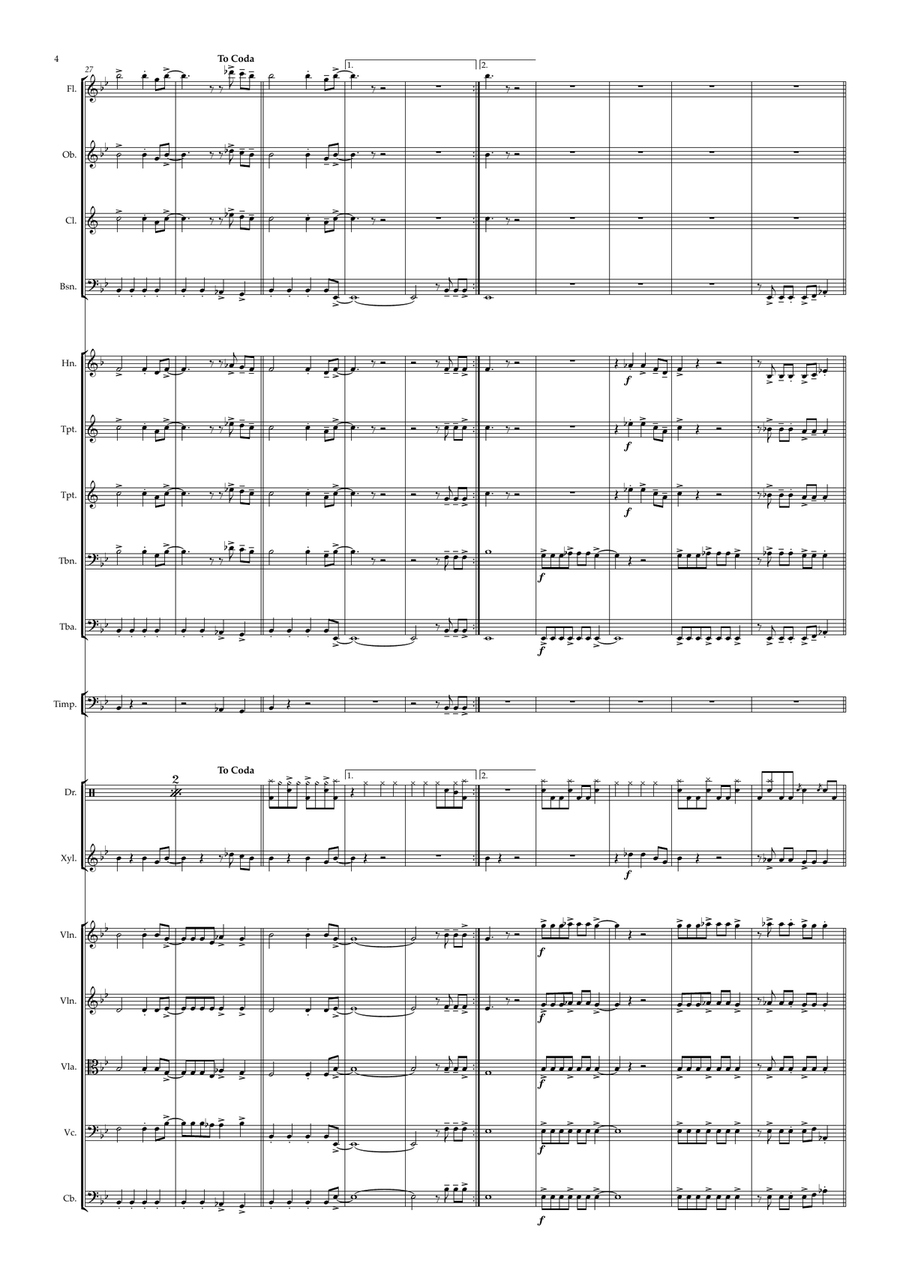 Highway To Hell Full Orchestra scores gallery preview page 5