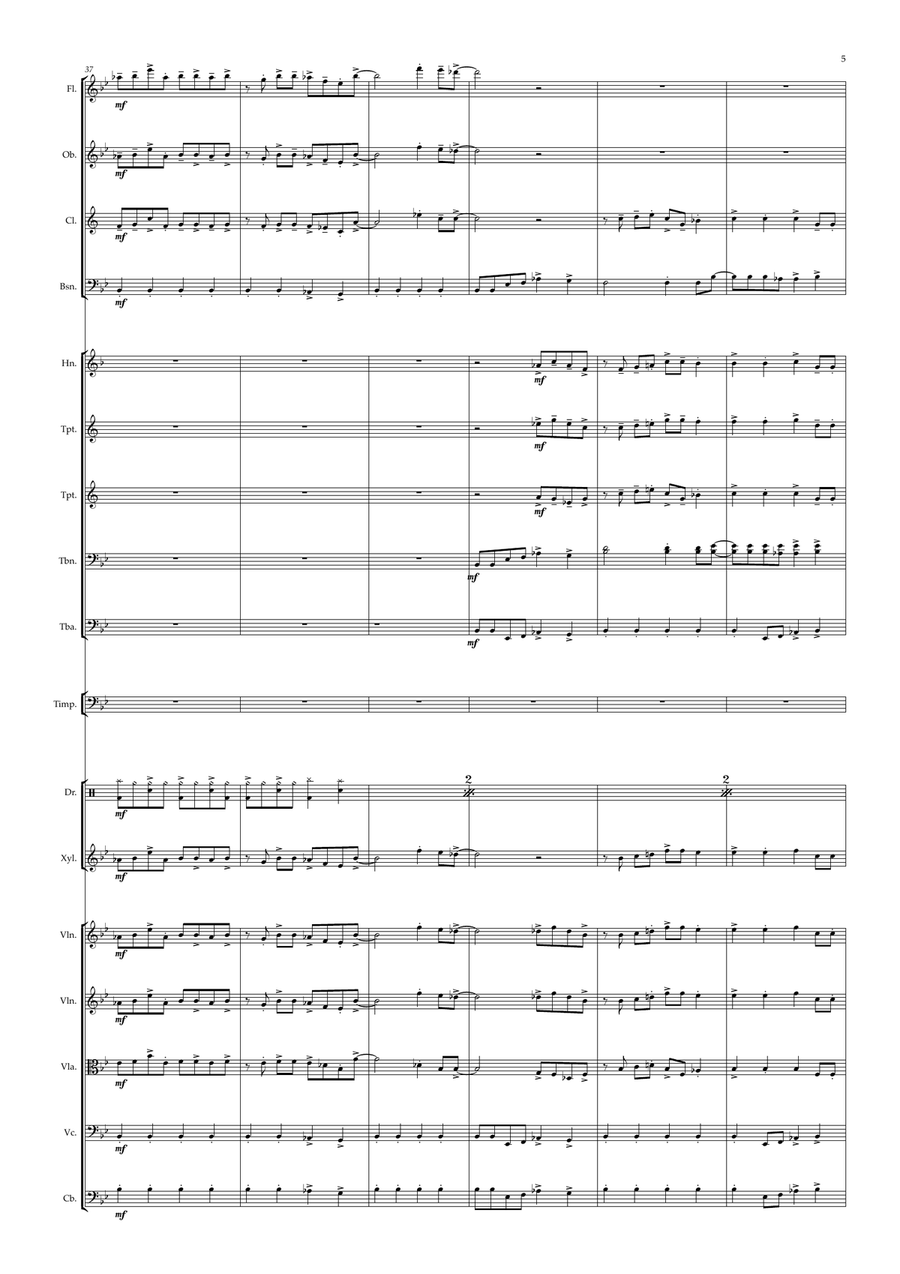 Highway To Hell Full Orchestra scores gallery preview page 6