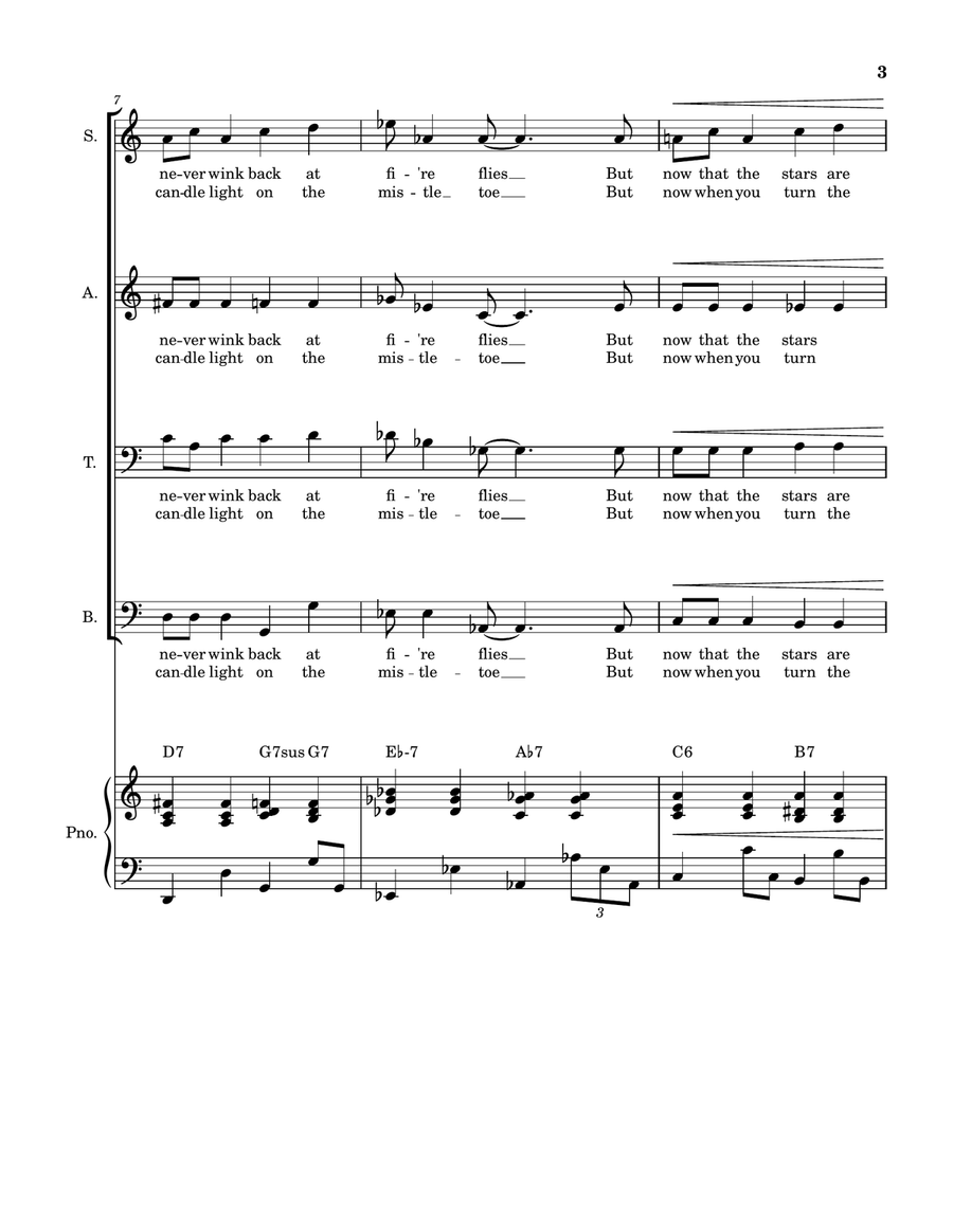 I'm Beginning To See The Light 4-Part scores gallery preview page 3