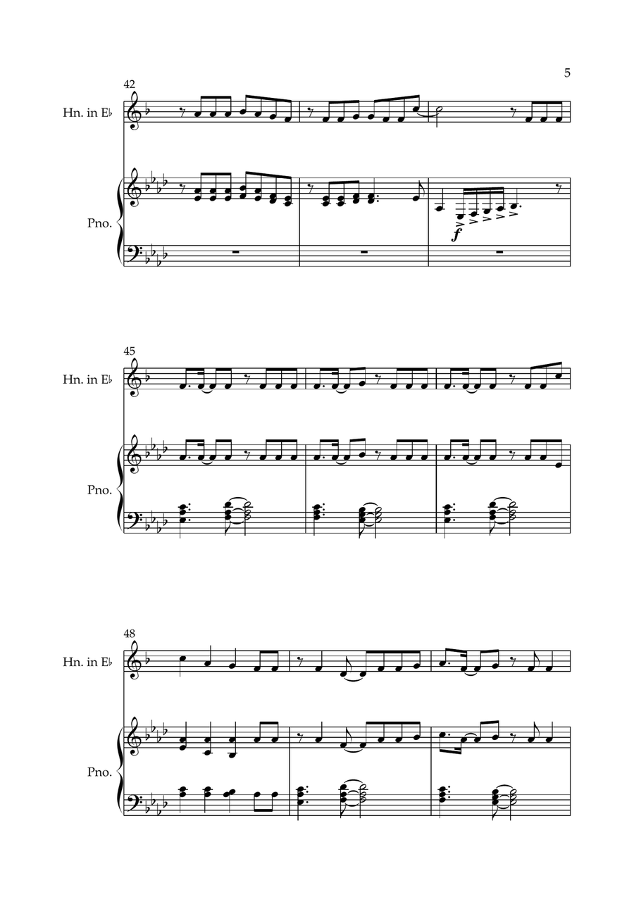 Shut Up And Dance Shut Up And Dance Horn scores gallery preview page 5