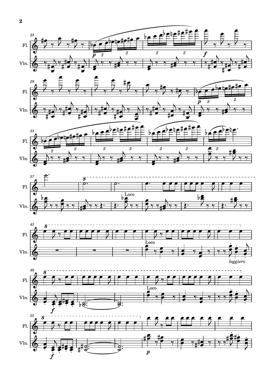 Mercury, The Winged Messenger from 'The Planets' Chamber Music scores gallery preview page 2