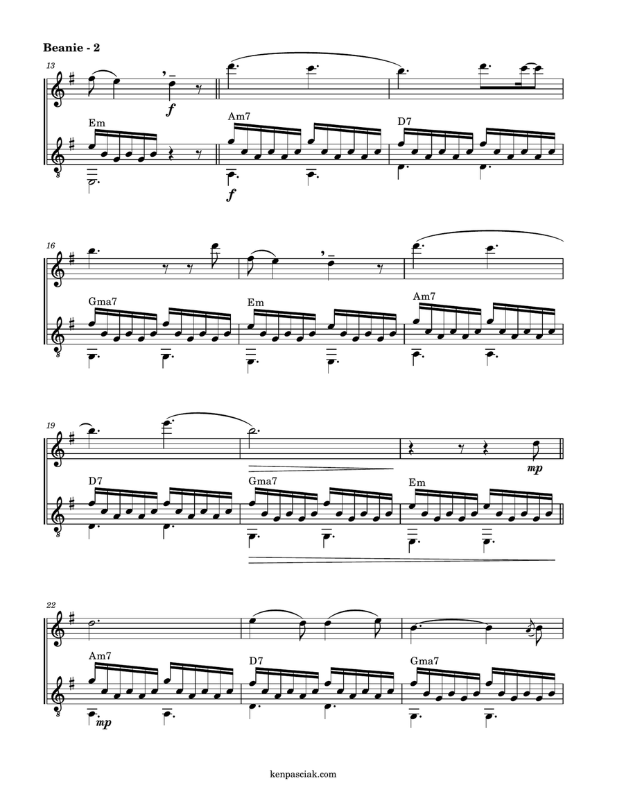 Beanie Beanie Flute scores gallery preview page 4