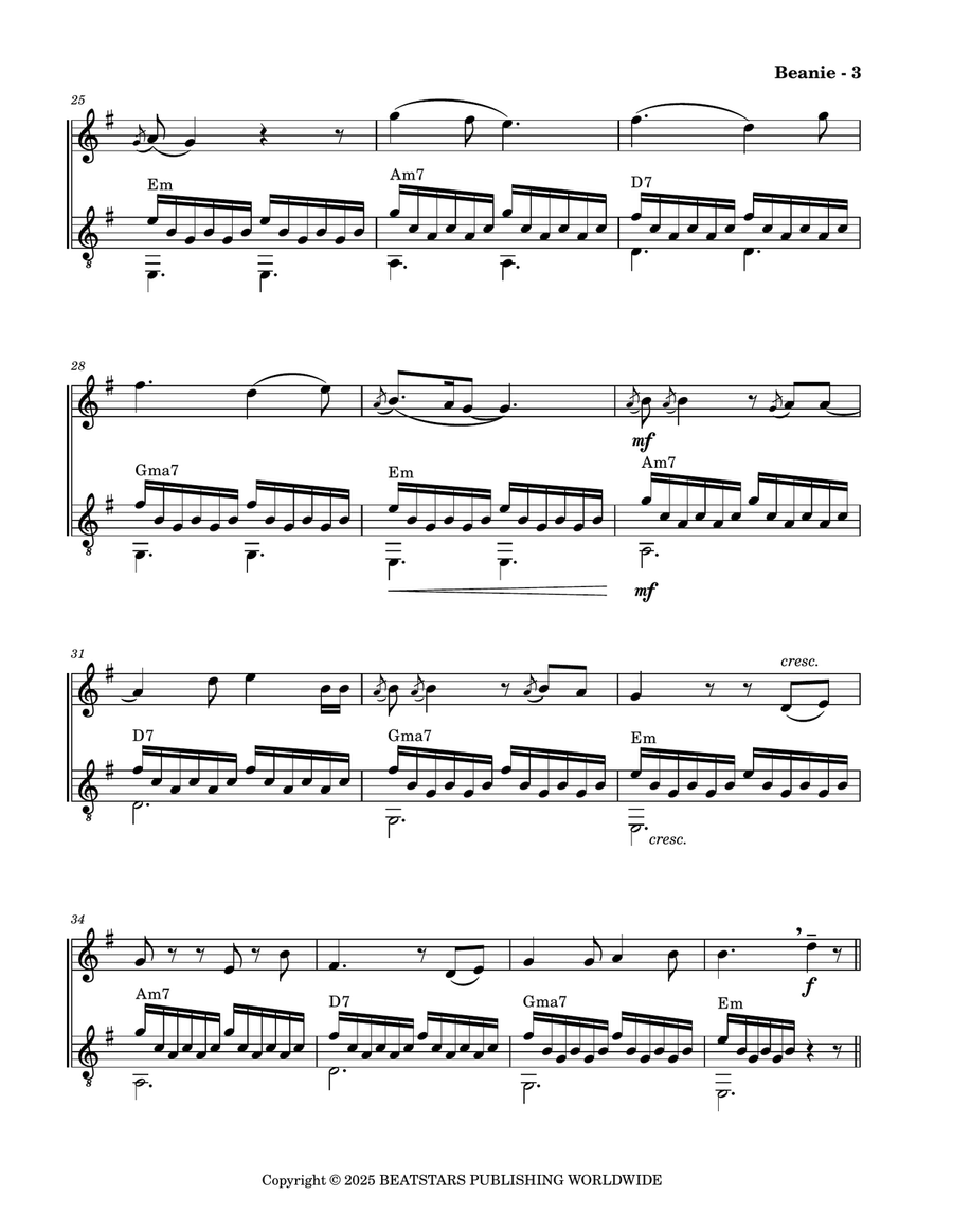 Beanie Beanie Flute scores gallery preview page 5