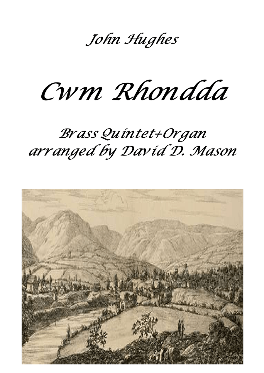 Cwm Rhondda Cwm Rhondda Brass Quintet scores gallery preview page 1