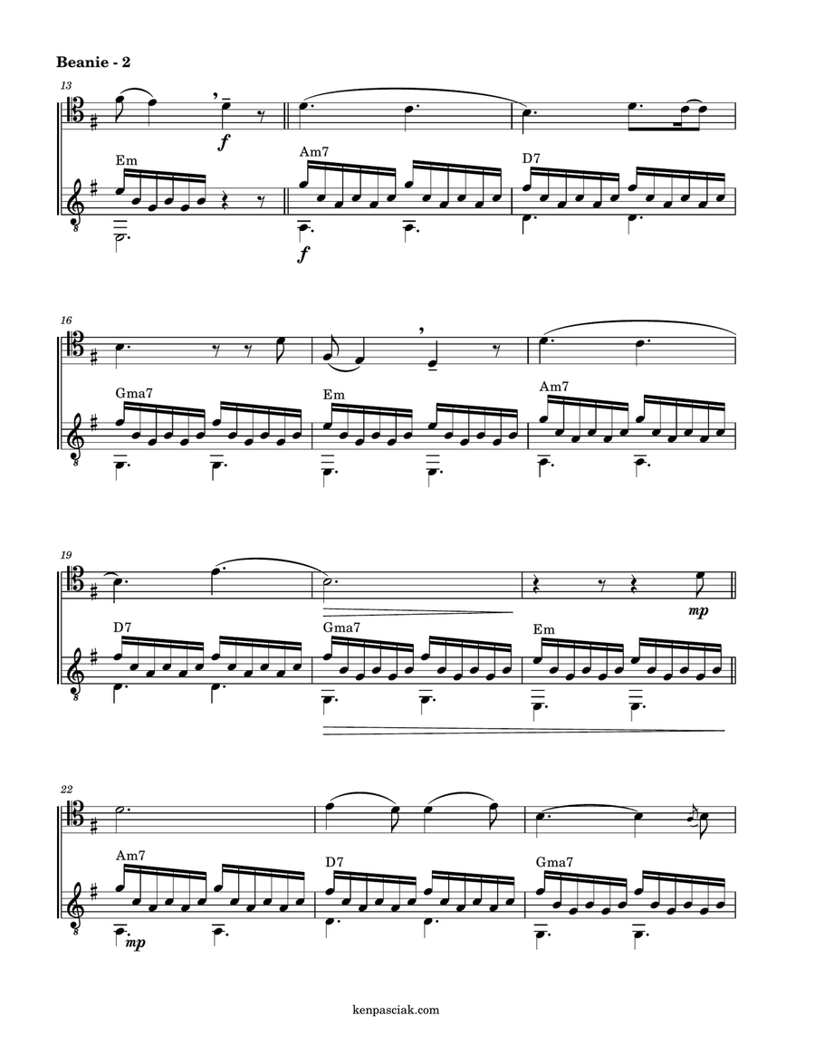Beanie Beanie String Duet scores gallery preview page 4