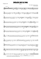Somewhere Only We Know Trumpet Solo scores gallery preview page 4