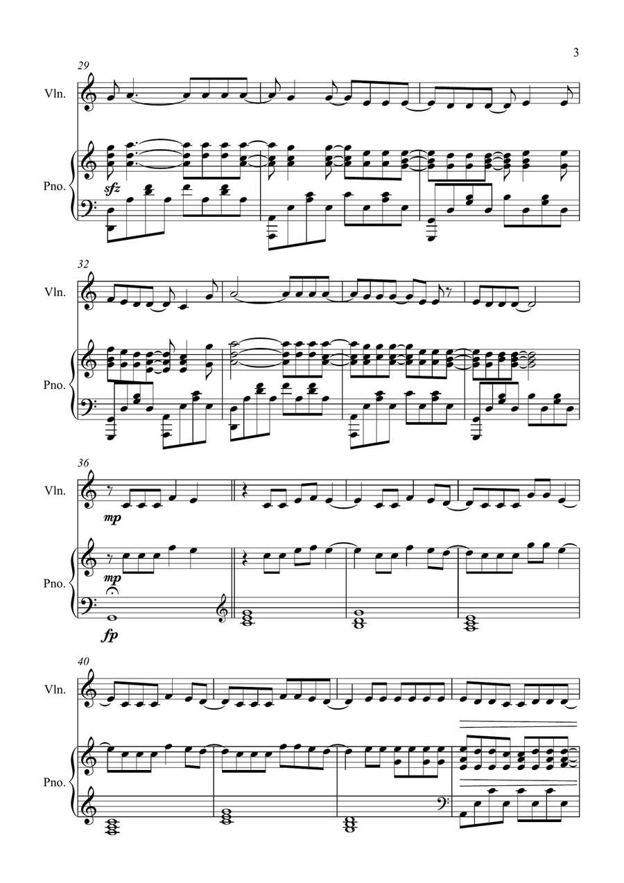 Someone You Loved Someone You Loved Violin Solo scores gallery preview page 3