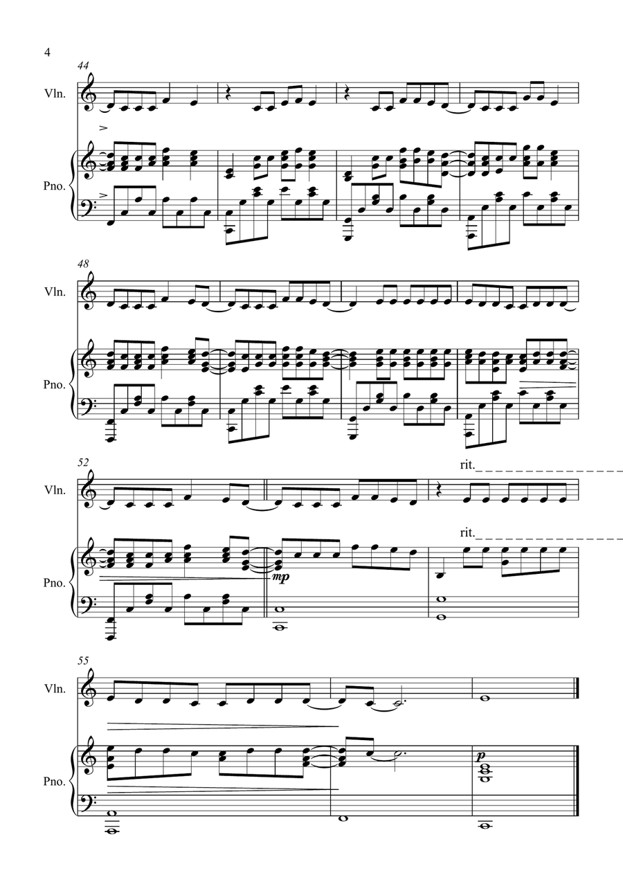 Someone You Loved Someone You Loved Violin Solo scores gallery preview page 4