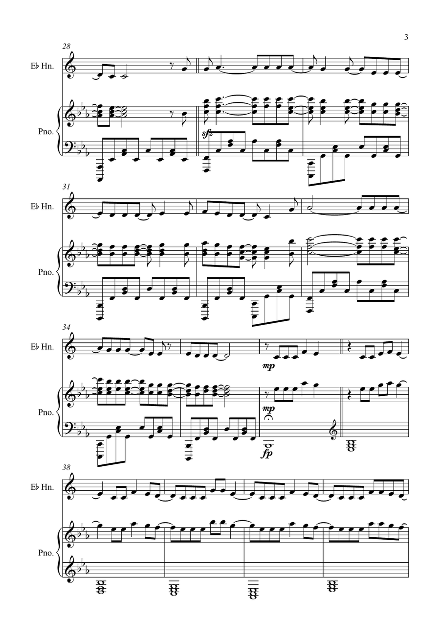 Someone You Loved Someone You Loved Horn scores gallery preview page 3