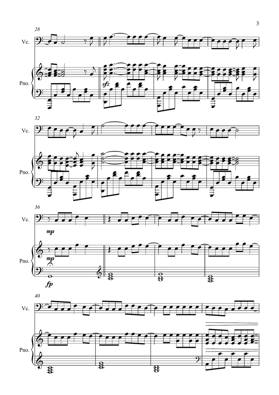 Someone You Loved Someone You Loved Piano scores gallery preview page 3