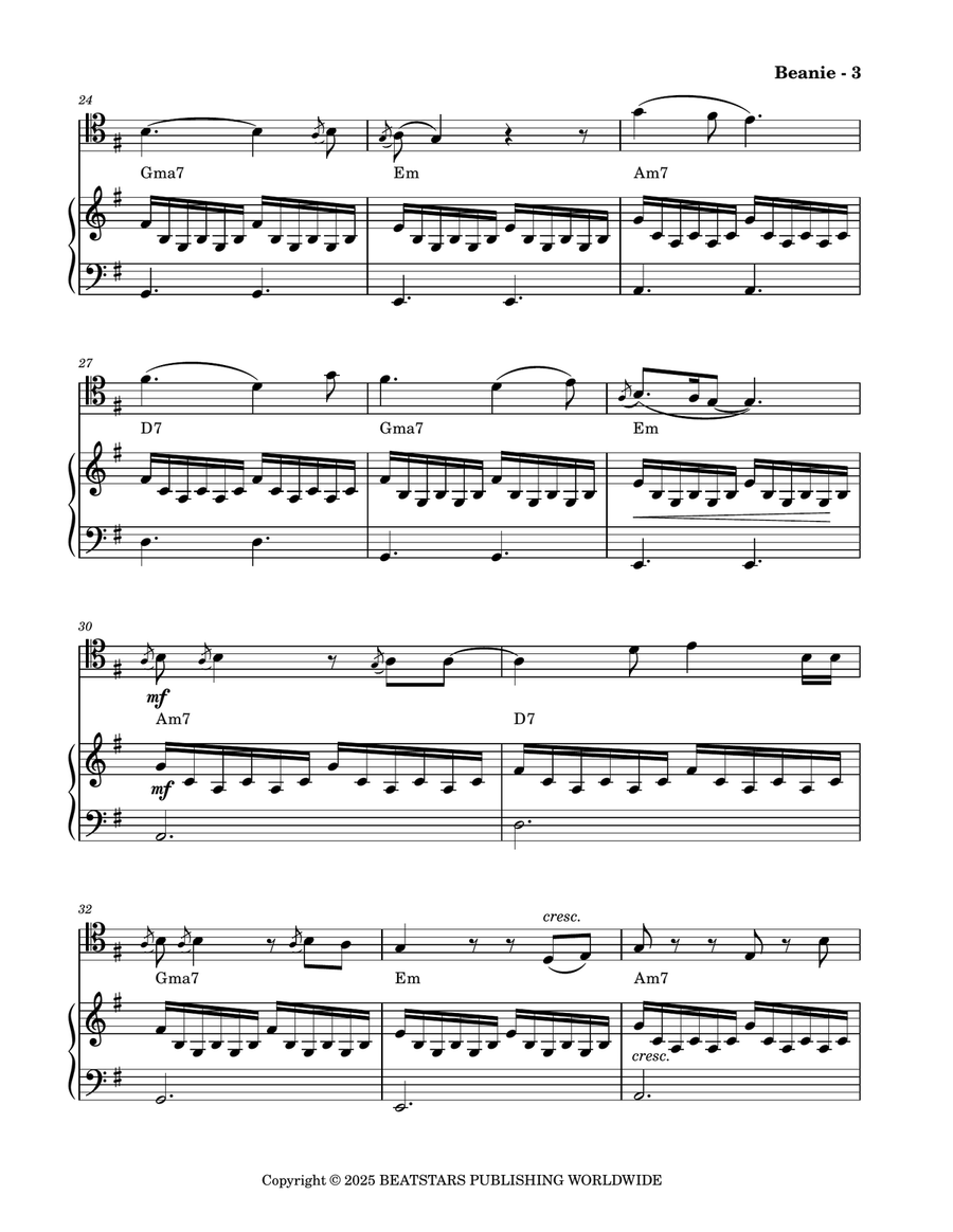 Beanie Beanie Piano scores gallery preview page 5
