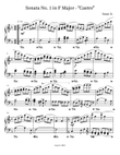 Sonata No. 1 in F Major - 