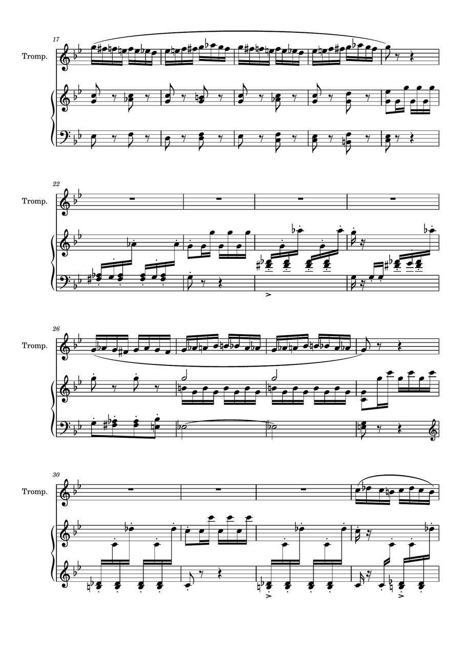VOL DU BOURDON VOL DU BOURDON Trumpet Duet scores gallery preview page 2