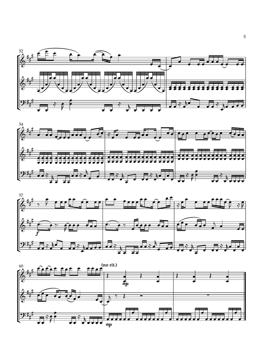 Cruel Summer Cruel Summer String Trio scores gallery preview page 5