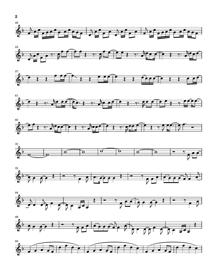 Northern Attitude Northern Attitude B-Flat Trumpet scores gallery preview page 2