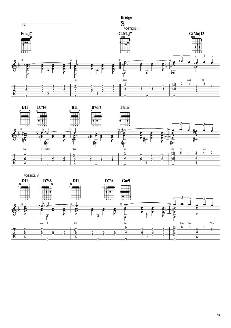 The Girl From Ipanema (Garôta De Ipanema) Electric Guitar scores gallery preview page 2