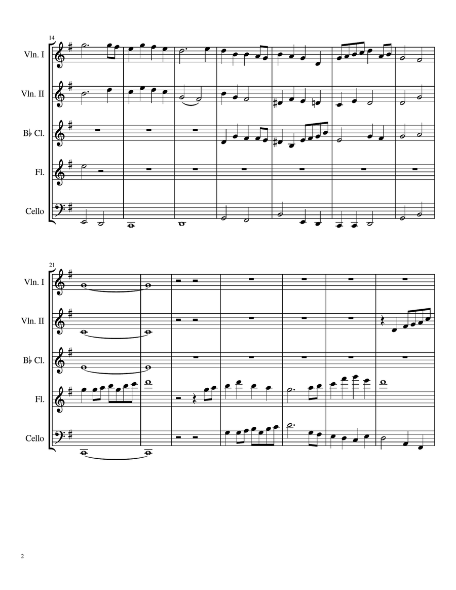The Creation Medley The Creation Medley Small Ensemble scores gallery preview page 2