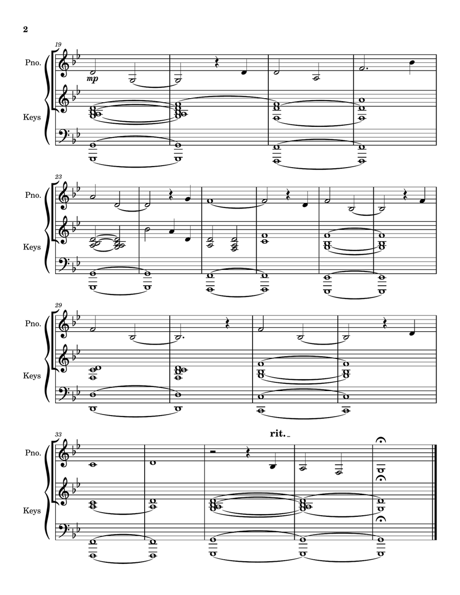Ashes - Piano Keyboard Duet for Lent and Funerals Piano Duet scores gallery preview page 3