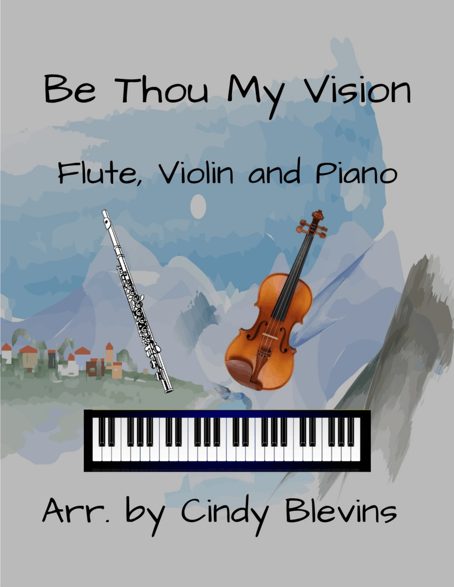 Be Thou My Vision, for Flute, Violin and Piano Flute scores gallery preview page 1