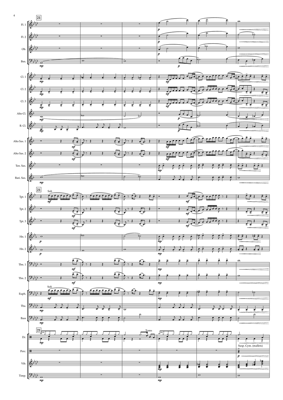 The Journey Concert Band scores gallery preview page 4
