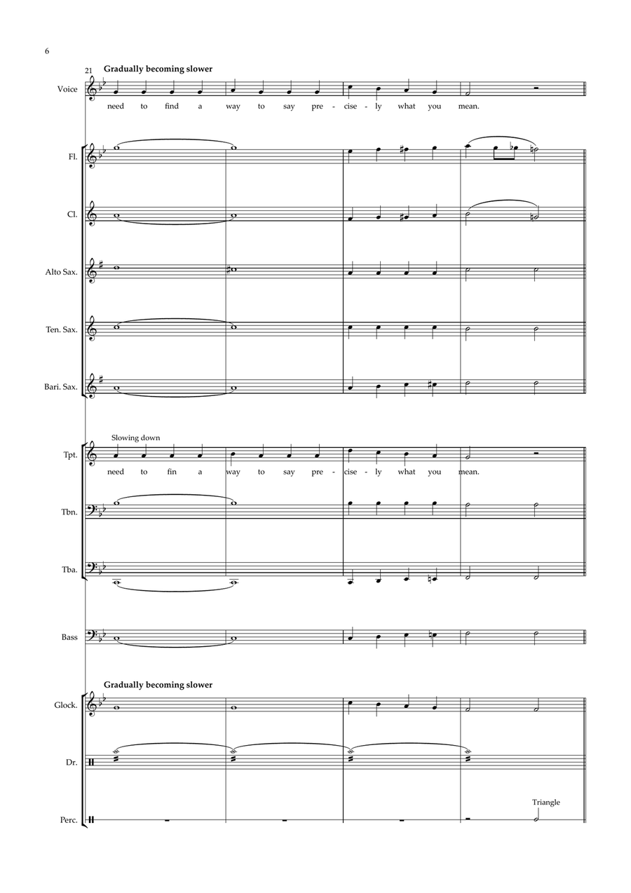 Supercalifragilisticexpialidocious Concert Band scores gallery preview page 6
