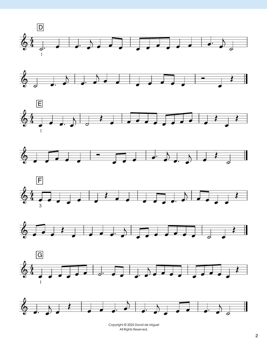 Desafío de Lectura para Pianistas - Volumen 3 Piano Method scores gallery preview page 6