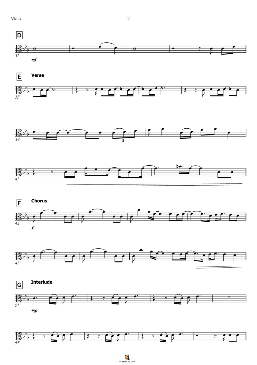 Skyfall Viola scores gallery preview page 3