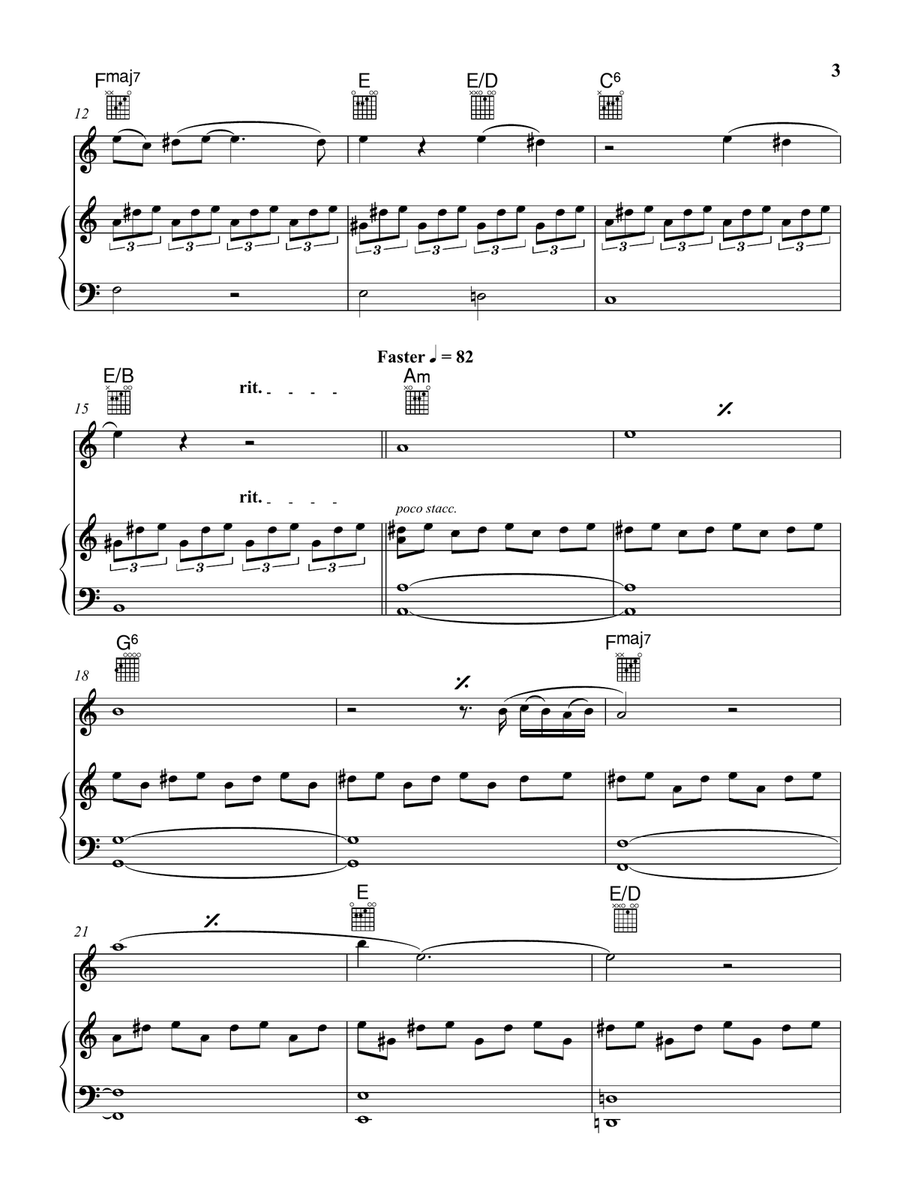 Man With The Harmonica Violin Solo scores gallery preview page 4