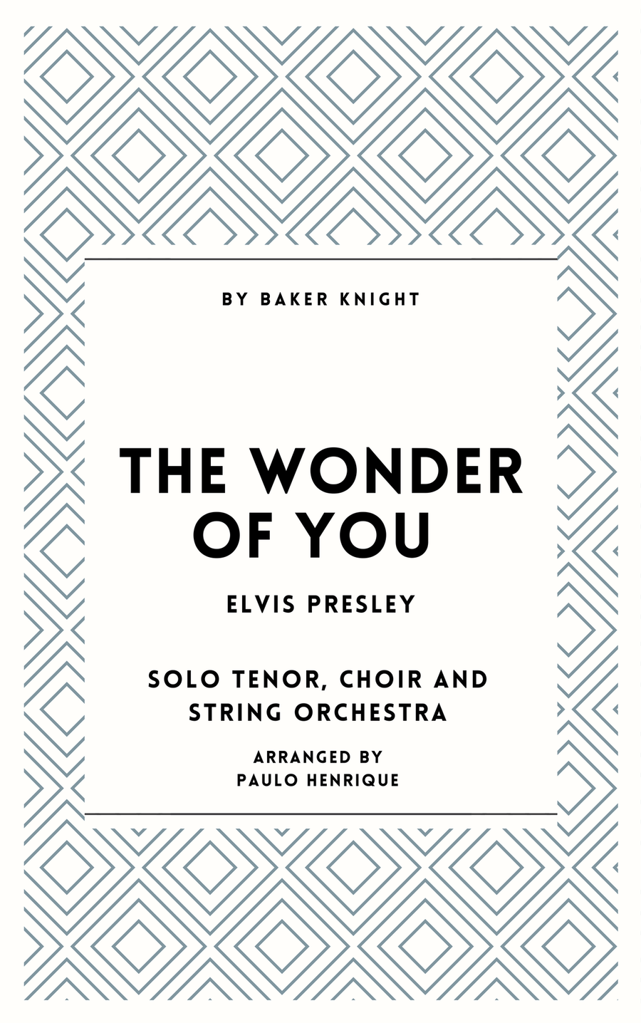 The Wonder Of You The Wonder Of You String Orchestra scores gallery preview page 1