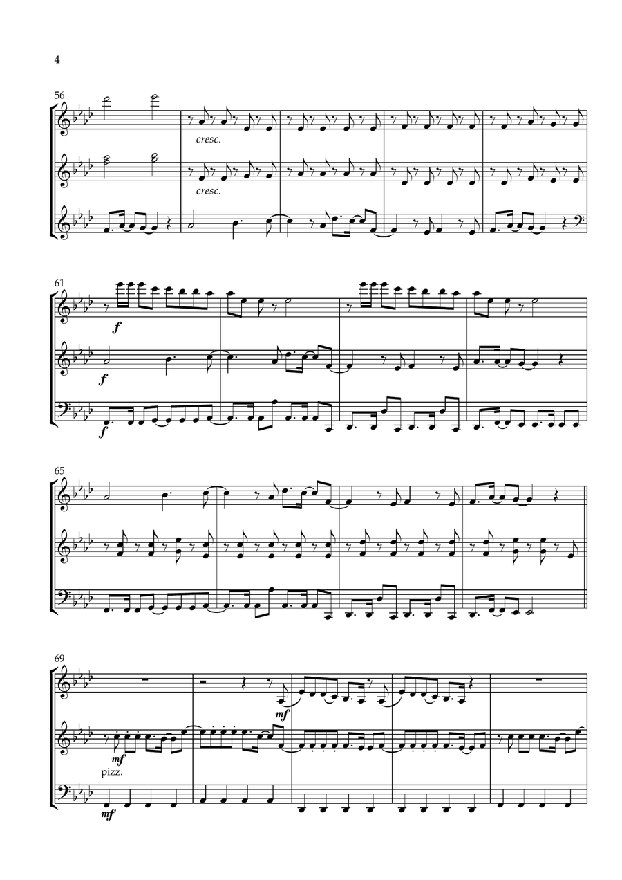 One Last Time One Last Time String Trio scores gallery preview page 4