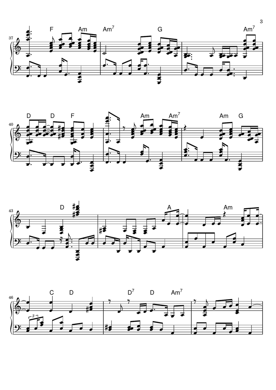 Heroes Heroes Piano Solo scores gallery preview page 3