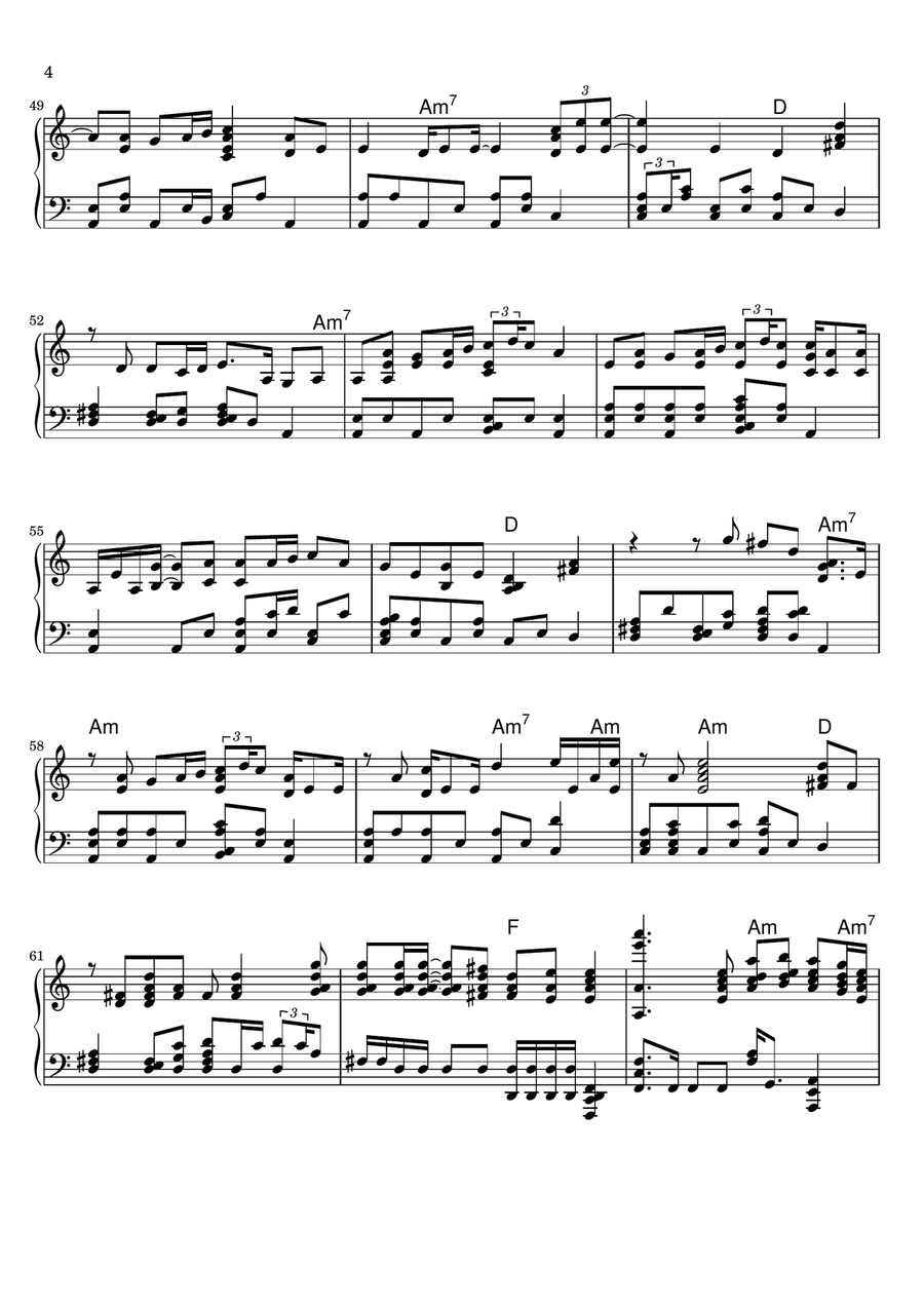 Heroes Heroes Piano Solo scores gallery preview page 4