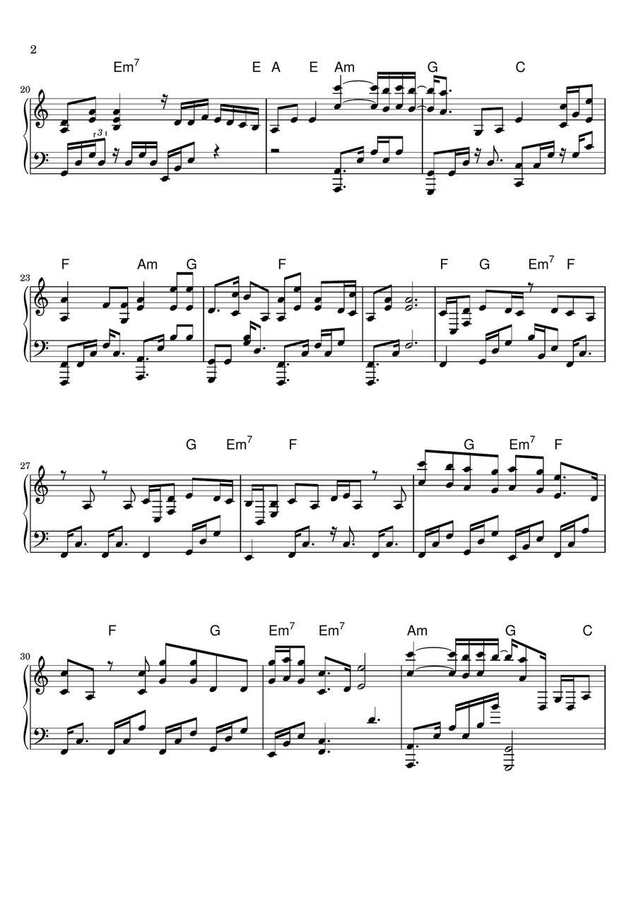 Arcade Arcade Piano Solo scores gallery preview page 2