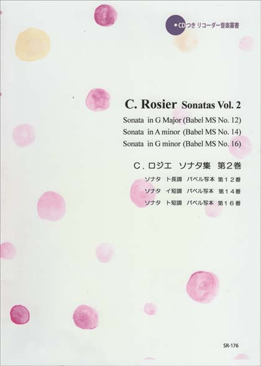Sonatas Vol. 2 Sonatas Vol. 2 Alto Recorder scores gallery preview page 1