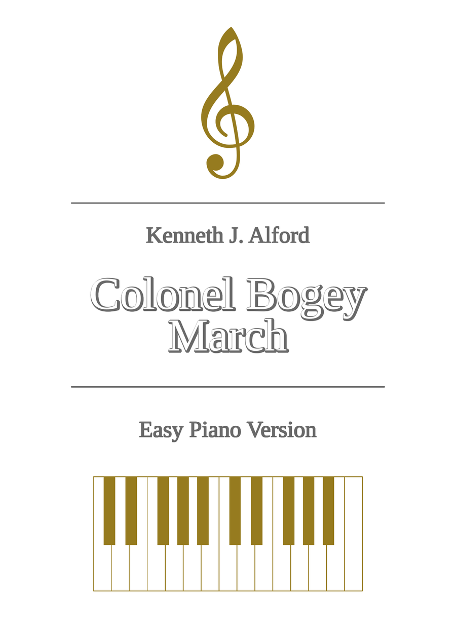 Colonel Bogey March (easy piano version) Piano Method scores gallery preview page 1