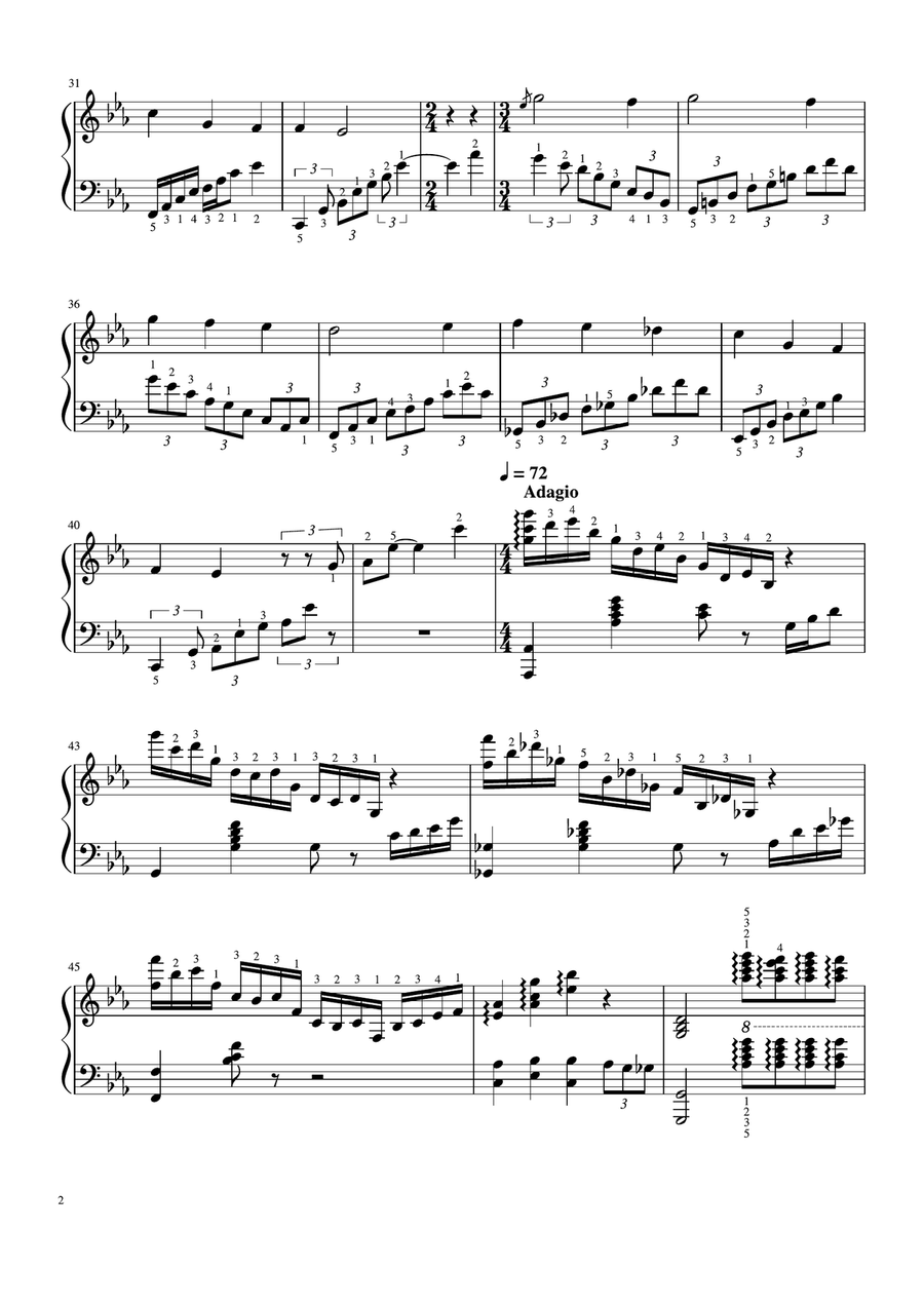 This Is What Falling In Love Feels Like Piano, Vocal scores gallery preview page 2