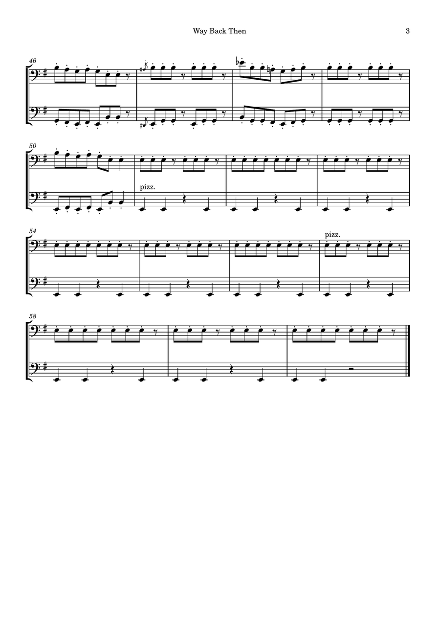 Way Back Then String Duet scores gallery preview page 3