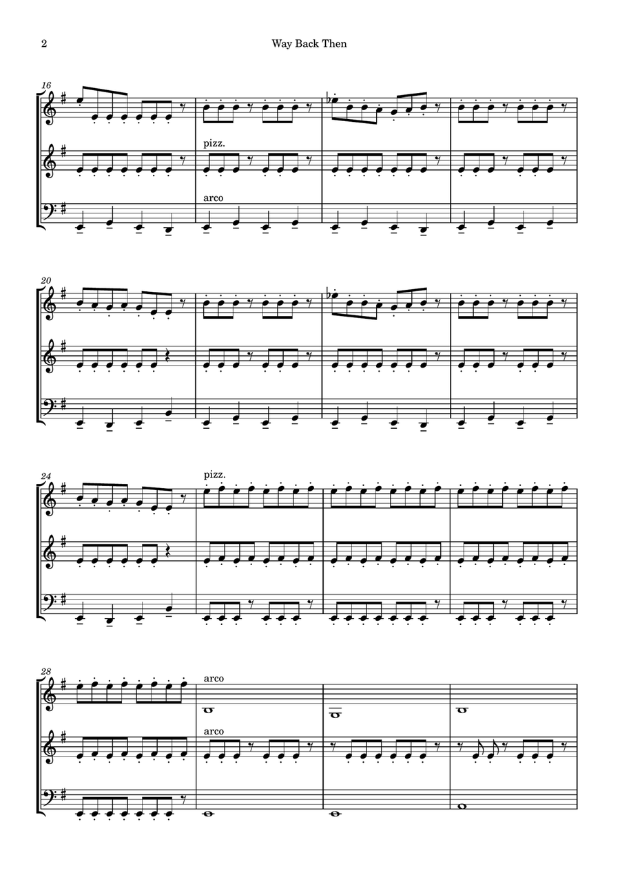 Way Back Then String Trio scores gallery preview page 2