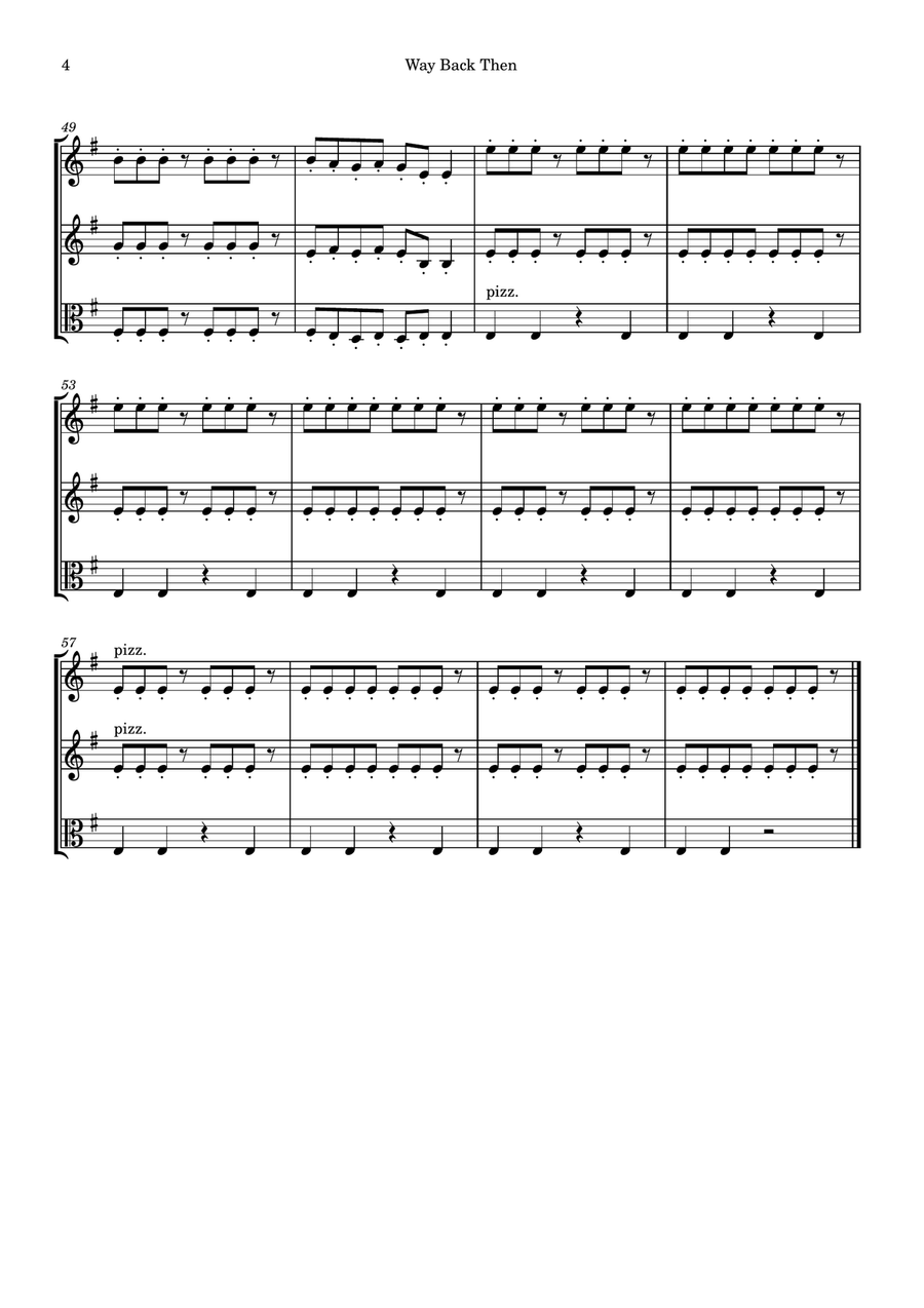 Way Back Then String Trio scores gallery preview page 4