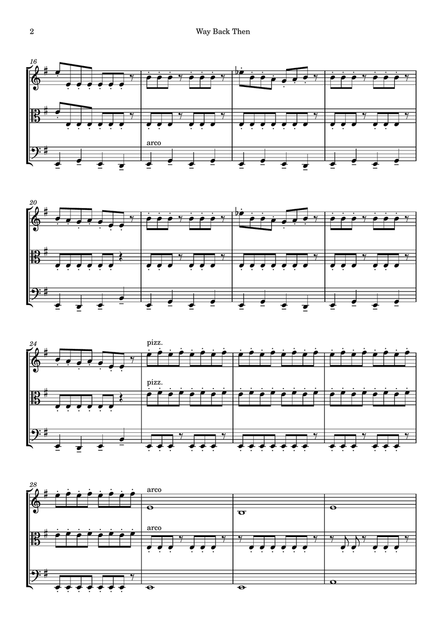 Way Back Then String Trio scores gallery preview page 2