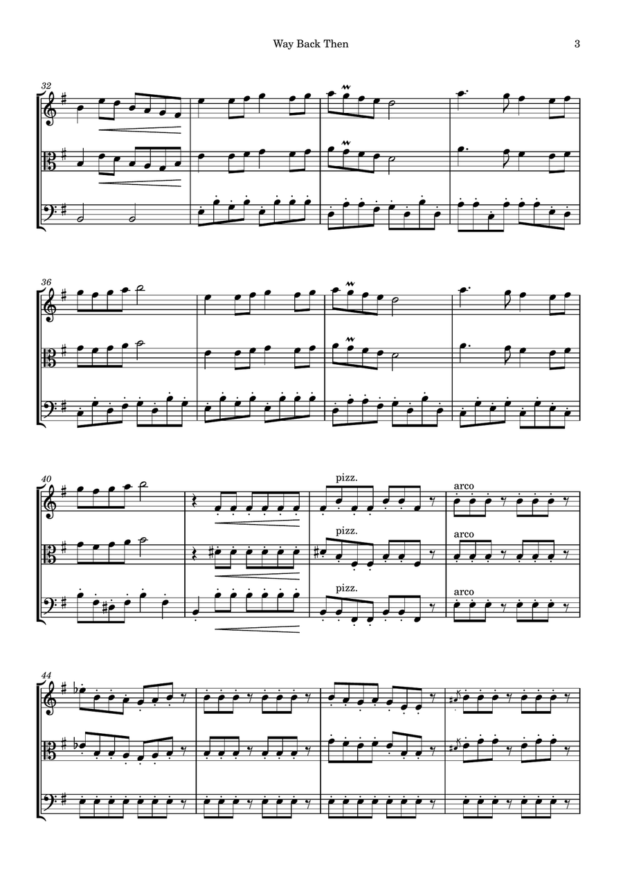 Way Back Then String Trio scores gallery preview page 3