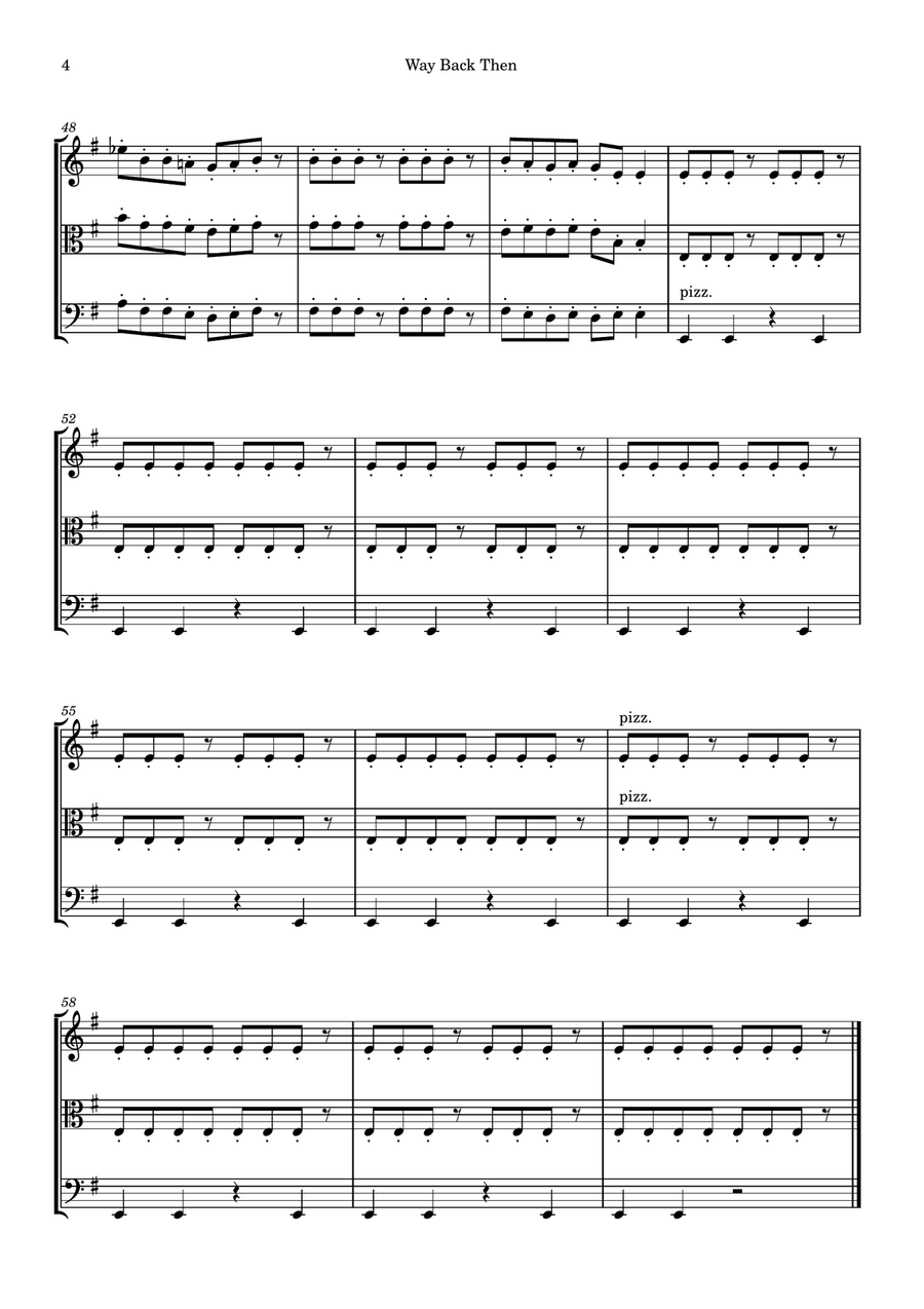 Way Back Then String Trio scores gallery preview page 4