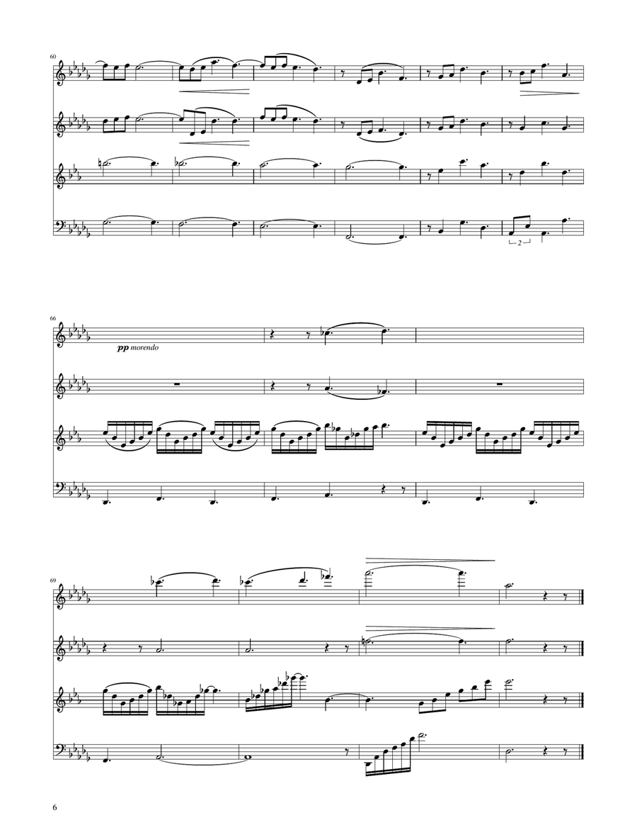 Clair de Lune - Woodwind Quartet Woodwind Quartet scores gallery preview page 6