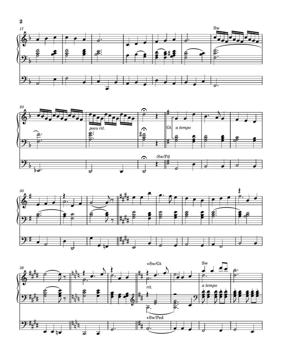 Praise to the Lord, the Almighty Organ Solo scores gallery preview page 2
