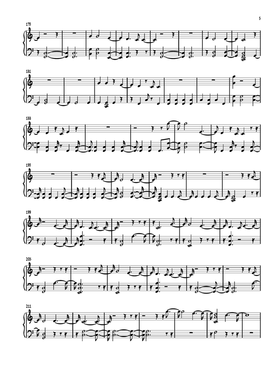 You Will Be Saved You Will Be Saved Piano Solo scores gallery preview page 5