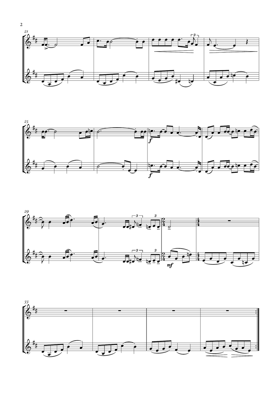 Bohemian Rhapsody Bohemian Rhapsody Trumpet Duet scores gallery preview page 2